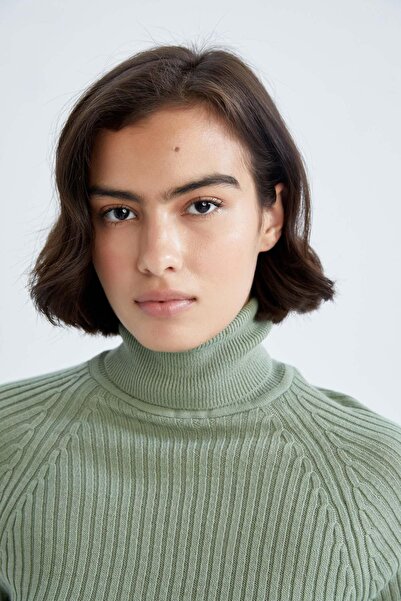 DeFacto Slim Fit Balıkçı Yaka Kazak