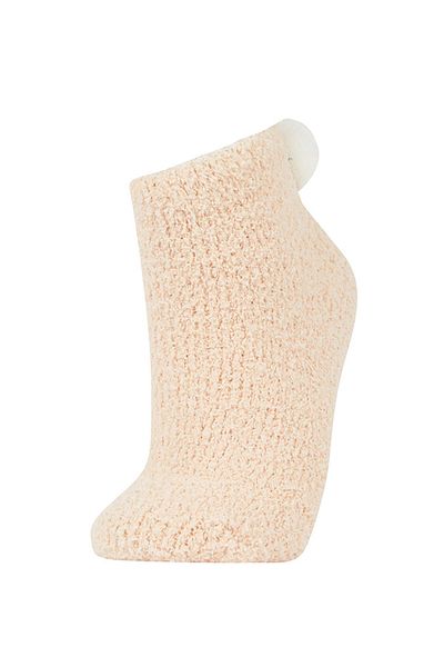DeFacto Damen Pompom 2er-Pack Home Socken X7201azns