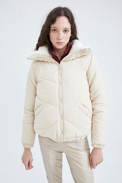 DeFacto Bunda Relax Fit Puffer s podšívkou Polar