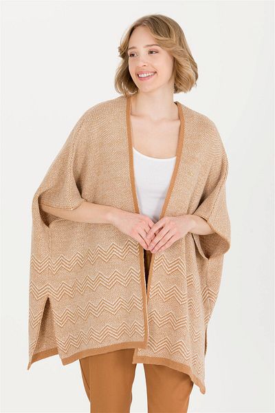 U.S. Polo Assn. Women's Tile Knitwear Poncho