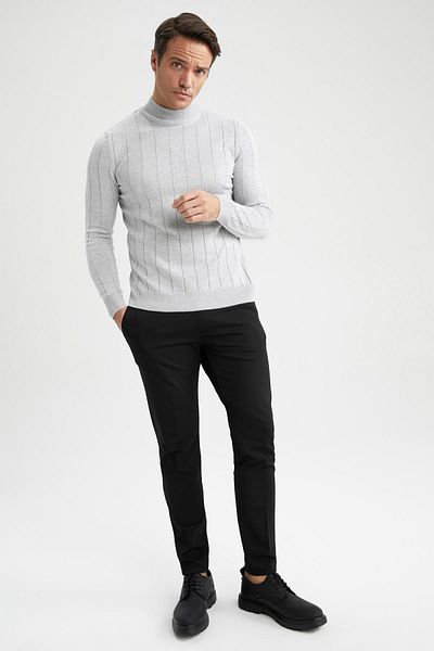 DeFacto Slim Fit Half Turtleneck Sweater