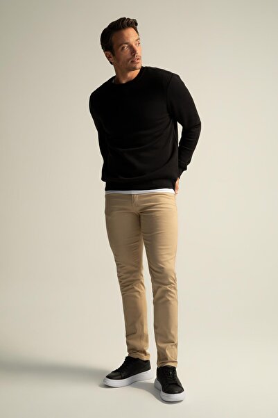DeFacto Extra Slim Fit Basic Chino Trousers