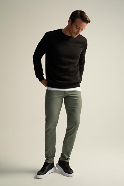 DeFacto Extra Slim Fit Basic Chino Trousers