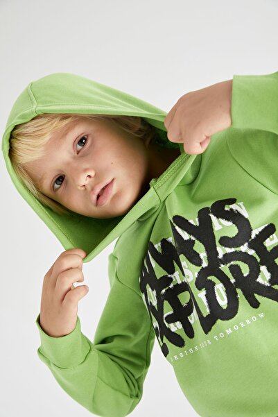 DeFacto Hanorac cu glugă pentru băiat - Potrivire relaxată