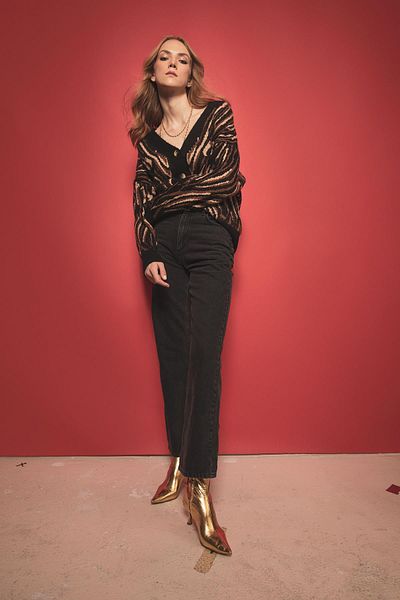 DeFacto Relax Fit V-Neck Cardigan