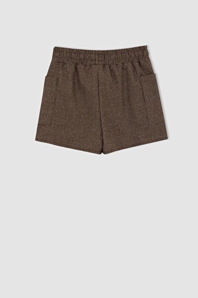 DeFacto Girl's Patterned Shorts Socks Set of 2