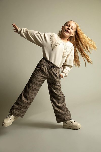 DeFacto Girl's Wide Leg Trousers