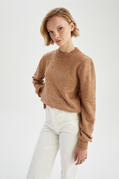 DeFacto Relax Fit Crew Neck Sweater