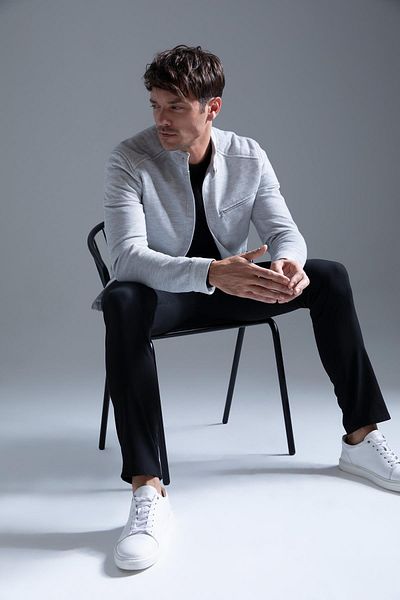DeFacto Slim Fit Stand Collar Coat