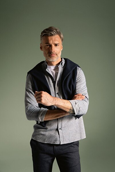 DeFacto Regular Fit Flannel Long Sleeve Shirt