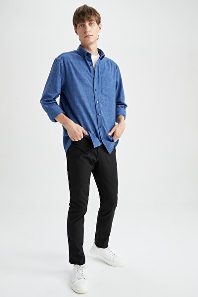 DeFacto Modern Fit Flanel Uzun Kollu Gömlek V4312az22wn