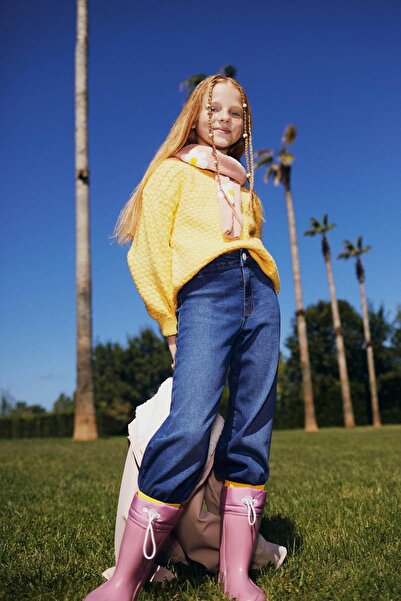 DeFacto Dívčí široké džínové kalhoty Y7450a622au