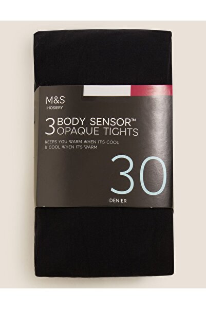 Marks & Spencer 3'lü 30 Denye Body Sensor™ Külotlu Çorap