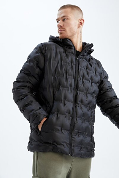 DeFacto Fit Regular Fit Kapüşonlu Şişme Mont