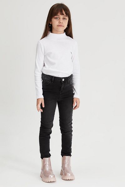DeFacto Girl's Skinny Fit Skinny Leg Jean Trousers