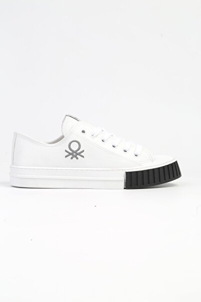 Benetton ® | BN-30551 -Beyaz Siyah - Erkek Spor Ayakkabı