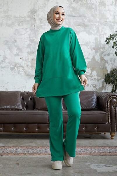 InStyle بدلة ميورا الاسبانية المزدوجة للكاحل - أخضر