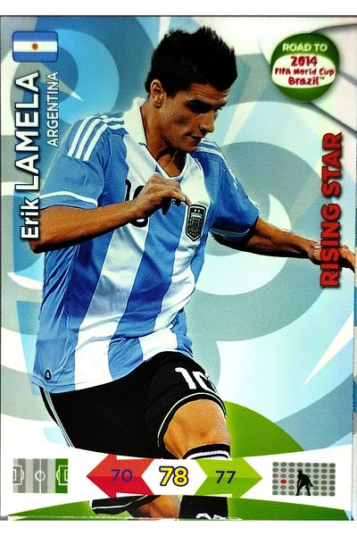 Panini PLUM LAMELA STAR PLAYER ROAD TO BRASIL