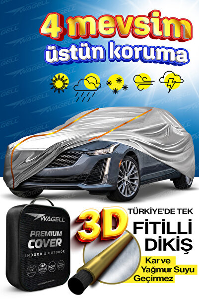 wagell Peugeot 5008 Lüks Araba Brandası Miflonlu Branda Oto Çadır Örtü