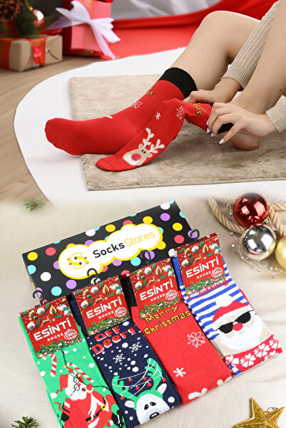 Esinti Мъжки, дамски дълги чорапи, коледни коледни подаръци, детски чорапи, цветни дълги чорапи
