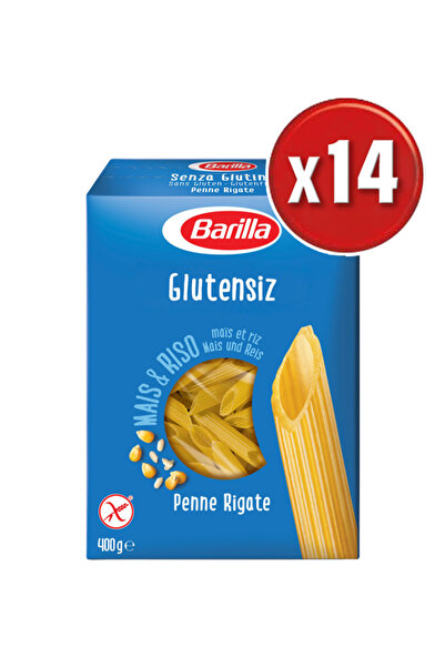 Barilla Glutensiz Penne Rigate (Kalem) Makarna 400 G x 14 adet (1 koli)