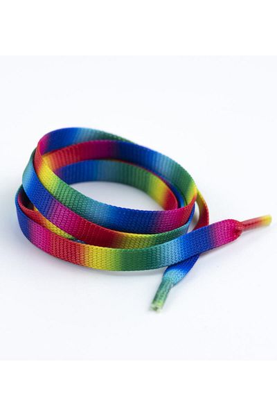 AiryFooT Rainbow Colored Sports Shoelaces, Sports, Converse Shoelaces 120 cm