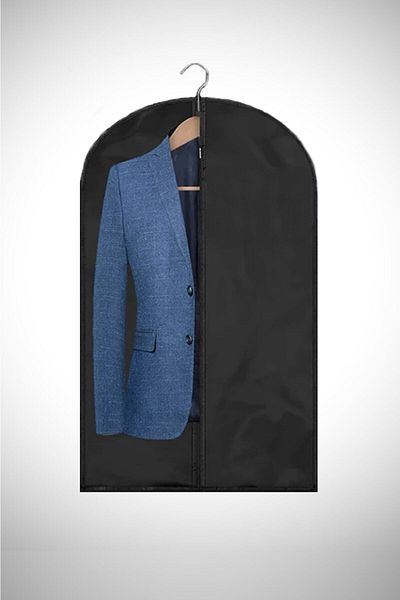 Paris Home Калъф за костюм, облекло, калъф за носене на предпазна рокля, Gamboc Black 100 Gr, скрап от рокля