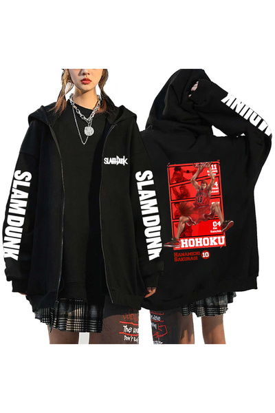 GALASHOP Unisex Anime SLAM DUNK Zip Hoodie mod67