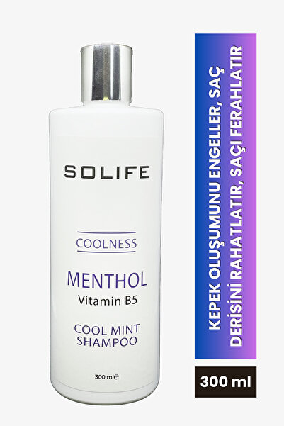 SOLIFE Cool Mint Menthol Kepek Karşıtı Şampuan