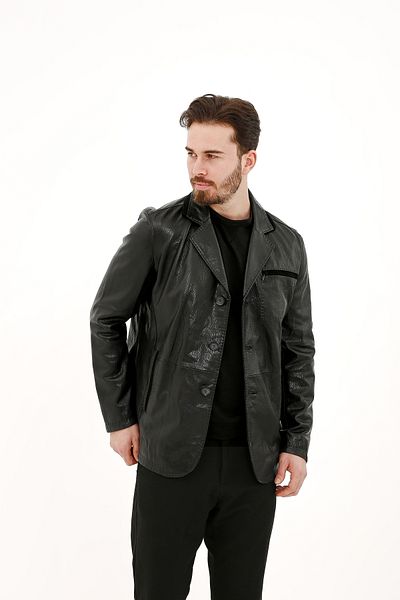 Tamer Tanca معطف جلد رجالي معطف جلد 797 2131 Erk Dr Coat Sk22/23