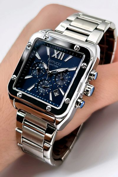 Ferrucci Function Fcf14504Fm.01 Steel Cord Men's Wristwatch