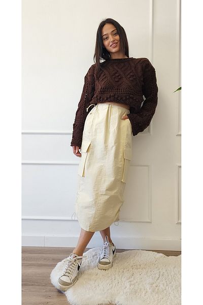 My Boutique CARGO MIDI SKIRT