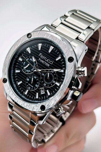 Ferrucci Function FCF03221FM.01 Steel Cord Men's Wrist Watch