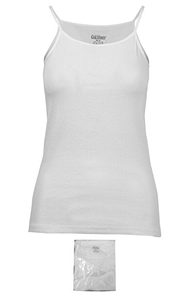 DEGNO Γυναικείο εσώρουχο 6 τεμαχίων οικονομικό βαμβακερό εύκαμπτο λευκό