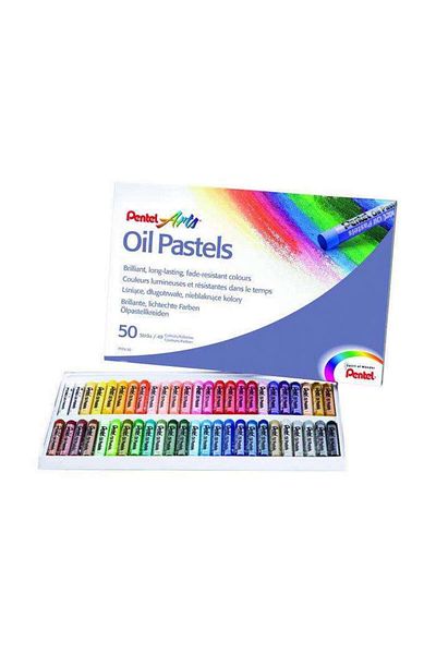 Pentel Oil Pastel Paint Set 50 Pieces