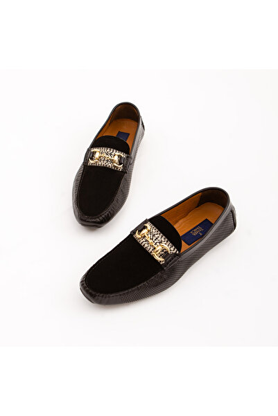 Tamer Tanca Мъжки мокасини от естествена кожа 477 60821 Erk Ayk Y22