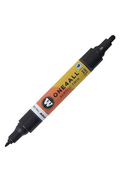 Molotow One4All Double Sided Acrylic Marker - Signal Black 180