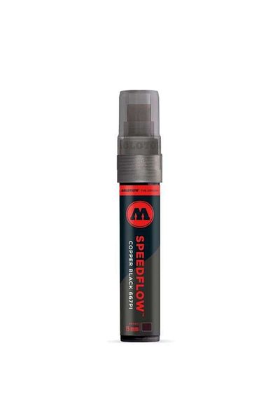 Molotow 15 mm Black Speedflow Marker - 667Pi