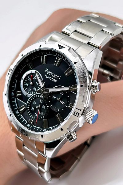 Ferrucci Function FCF.14514FM.05 Steel Cord Men's Wrist Watch