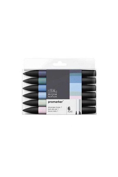Winsor Newton Winsor & Newton Promarker 6-Piece Skyspaces Set 2