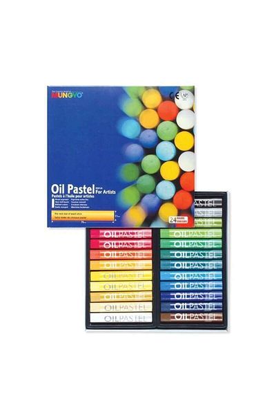 Mungyo Gallery 24-Piece Oil Pastel Paint Cardboard Box
