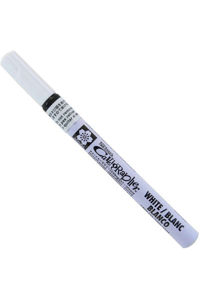 Sakura Pen Touch Calligraphy Pen 1.8 Mm White