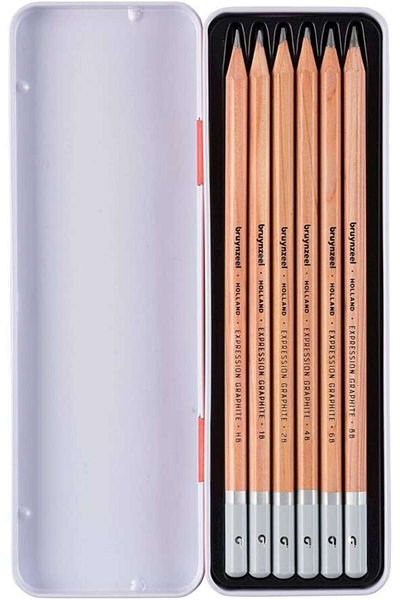 Bruynzeel Graphite Pencils Set of 6