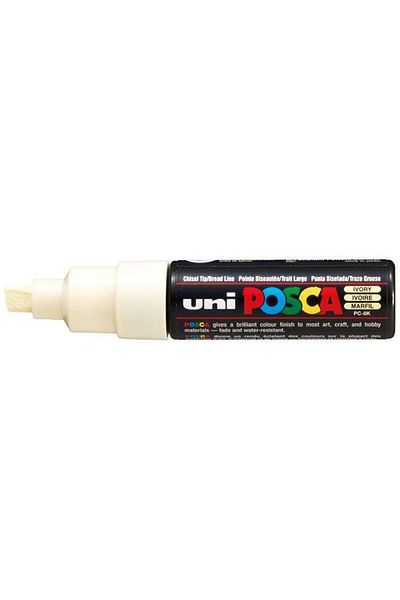 Uni Posca Water Based Poster Marker 8.0 Mm Pc-8k Ivory