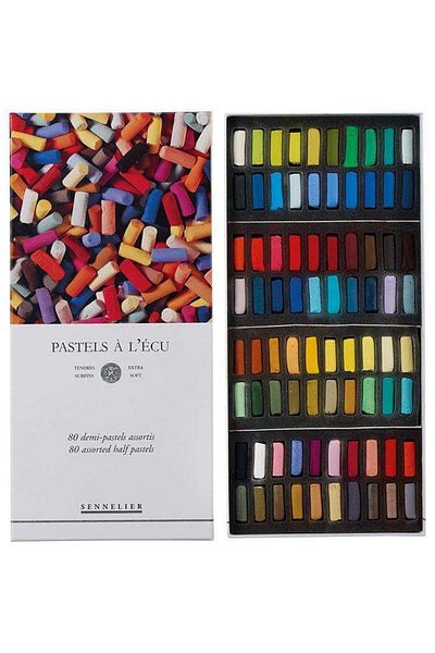 Sennelier Soft Pastel Paint Set 80 Pieces Half Size