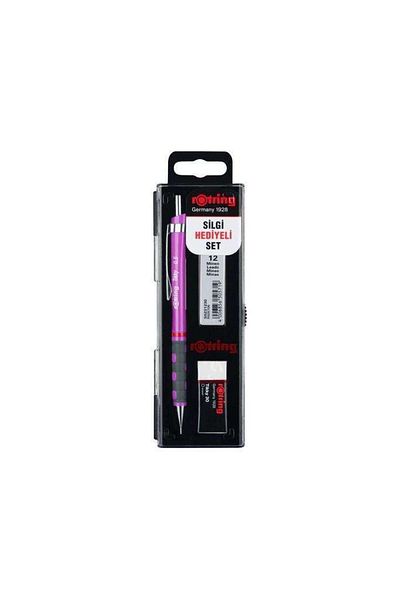 Rotring Tikky 0.5 Mm Tip Pencil with Eraser Gift Purple Color