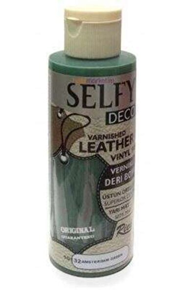 Rich Selfy Decor Deri Boyası 120ml Amsterdam Green N10132 Vernikli