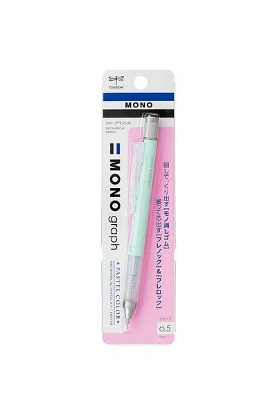 Tombow Mono Graph Shaker Tip Pen 0.5 Mm Pastel Mint Green