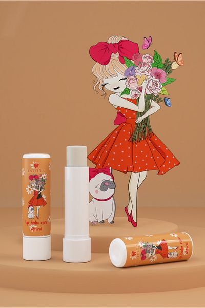 Estella End for Dry, Cracked Lips: Blackberry - Lip Care Cream, Shine, Moisturizing Lip