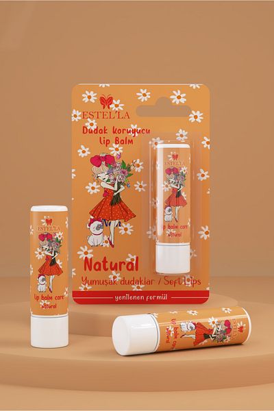 Estella End for Dry, Cracked Lips: Blackberry - Lip Care Cream, Shine, Moisturizing Lip